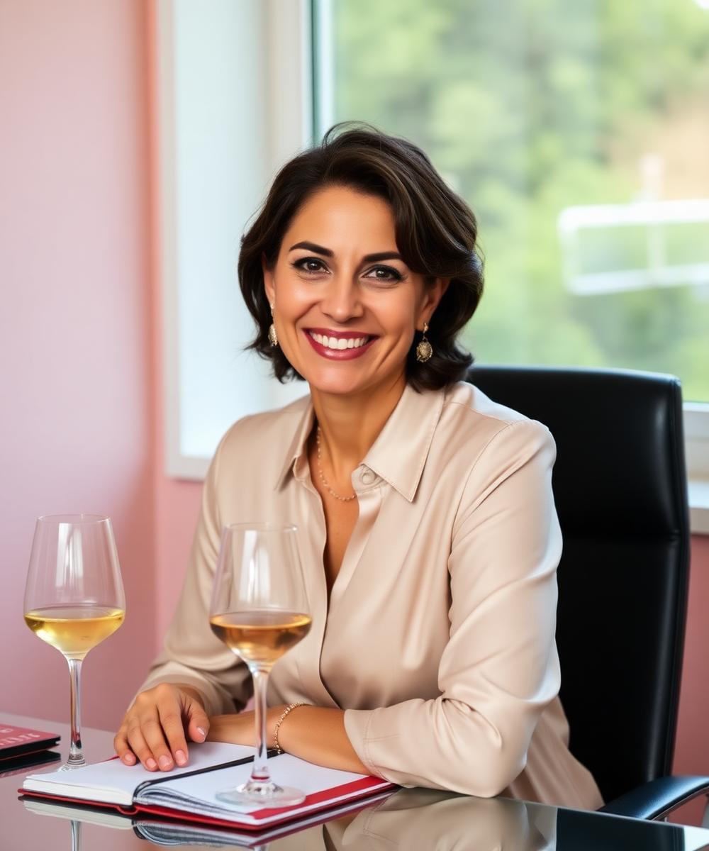 Mari, fundadora do Wine and Finance